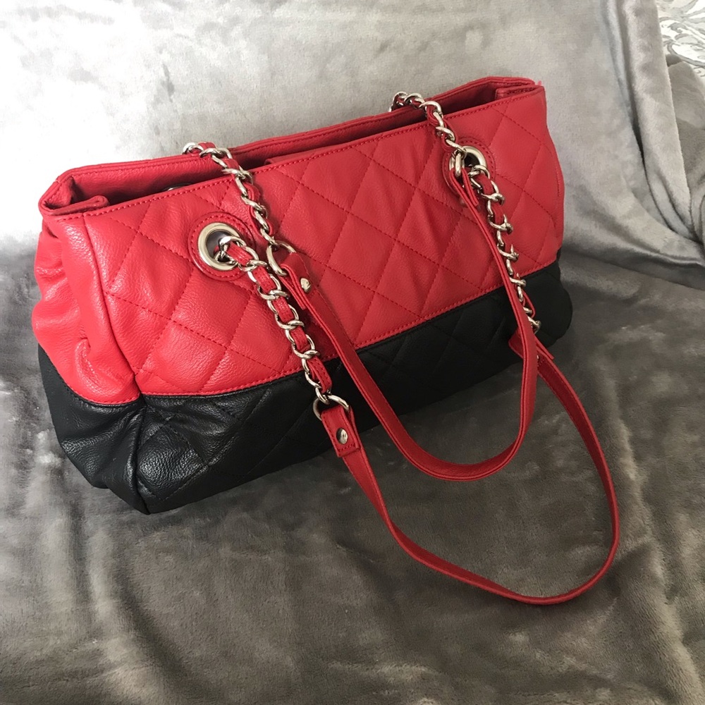 Nine West rectangular purse RED/BLACK